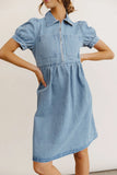 Georgia Denim Midi Dress FINAL SALE