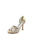 Sexy Open Toe Hollow Out Wedding Shoes With Rhinestone