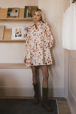 Parlor Floral Embroidered Mini Dress FINAL SALE