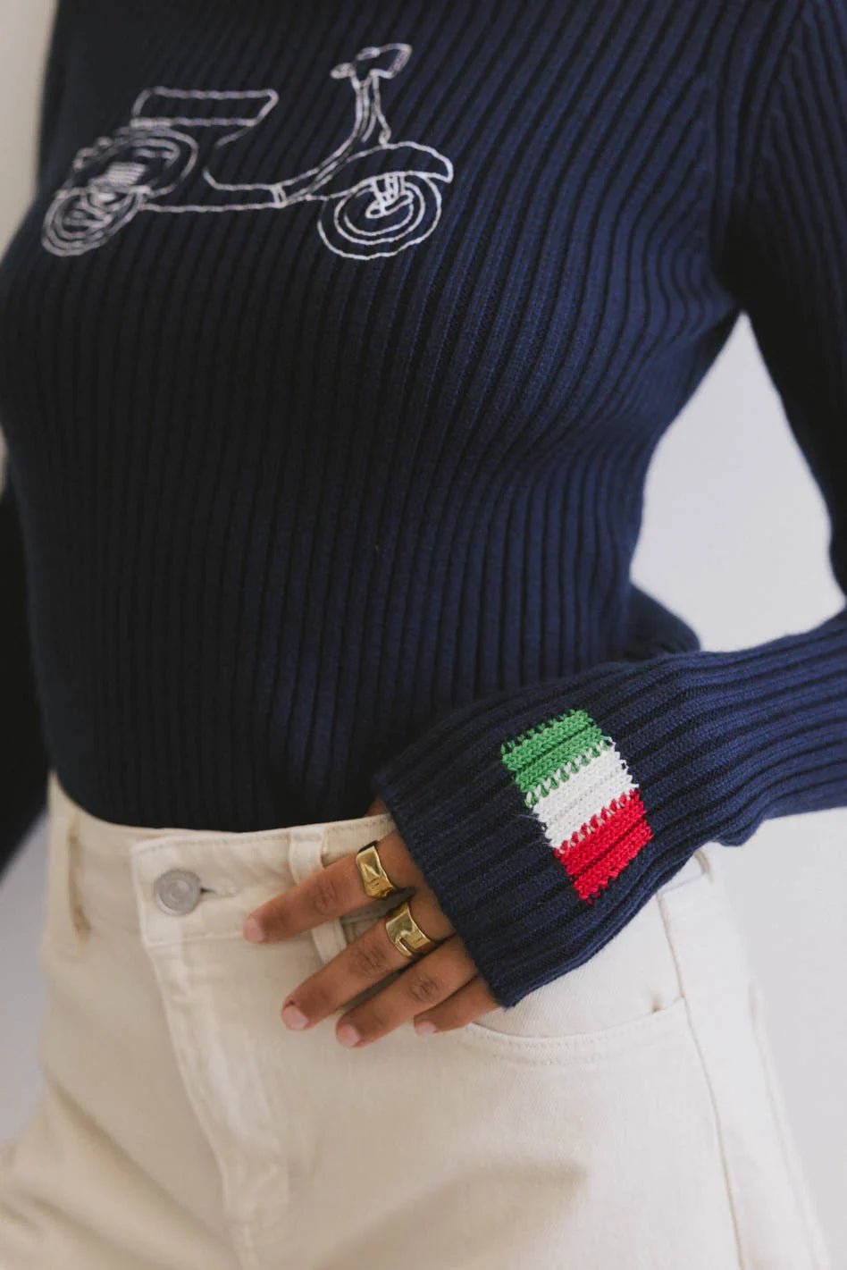 Viva Vespa Italia Sweater FINAL SALE