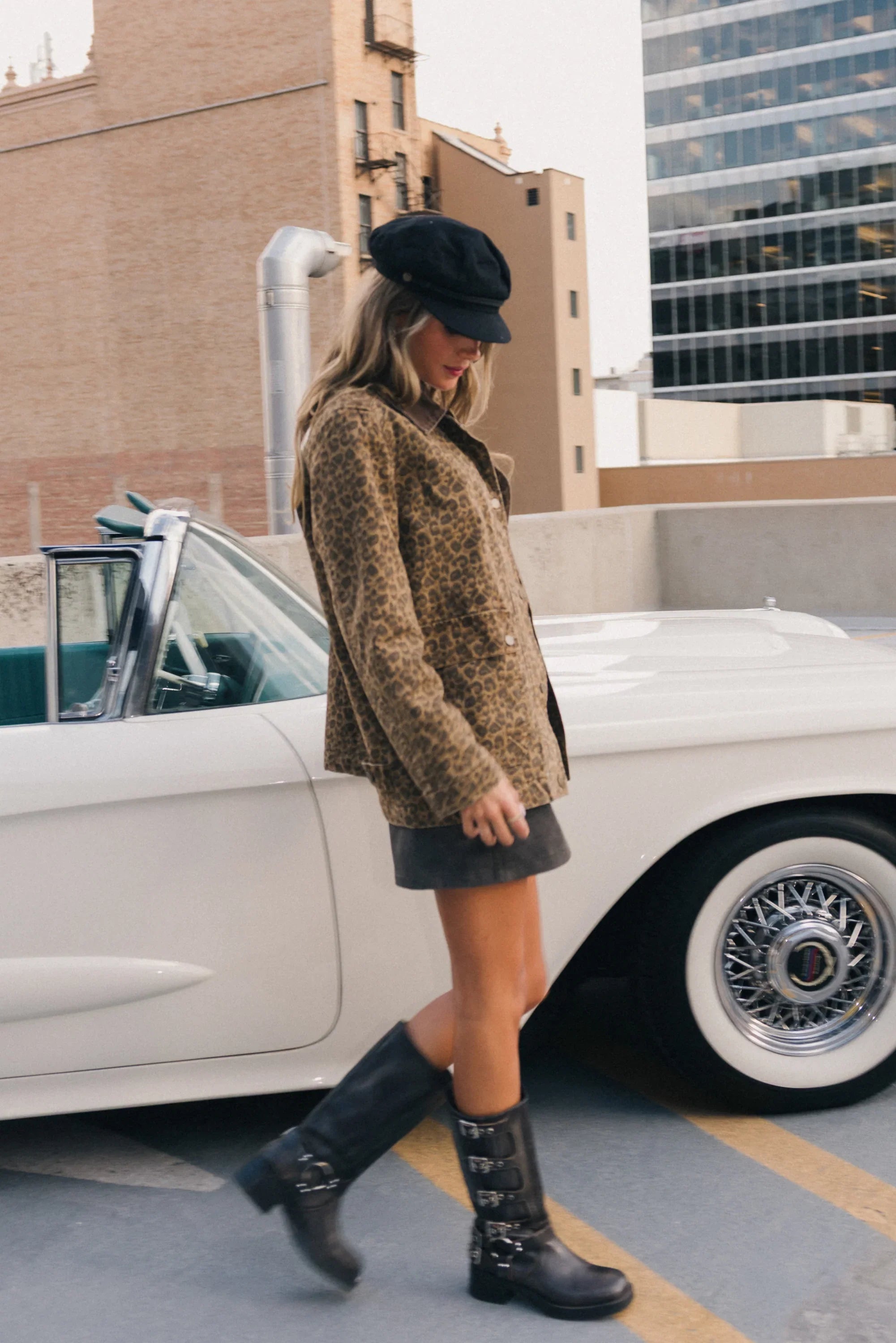 Karson Leopard Jacket FINAL SALE