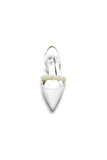 Pearl Strap Slingback Sequin Pointed Toe Flats