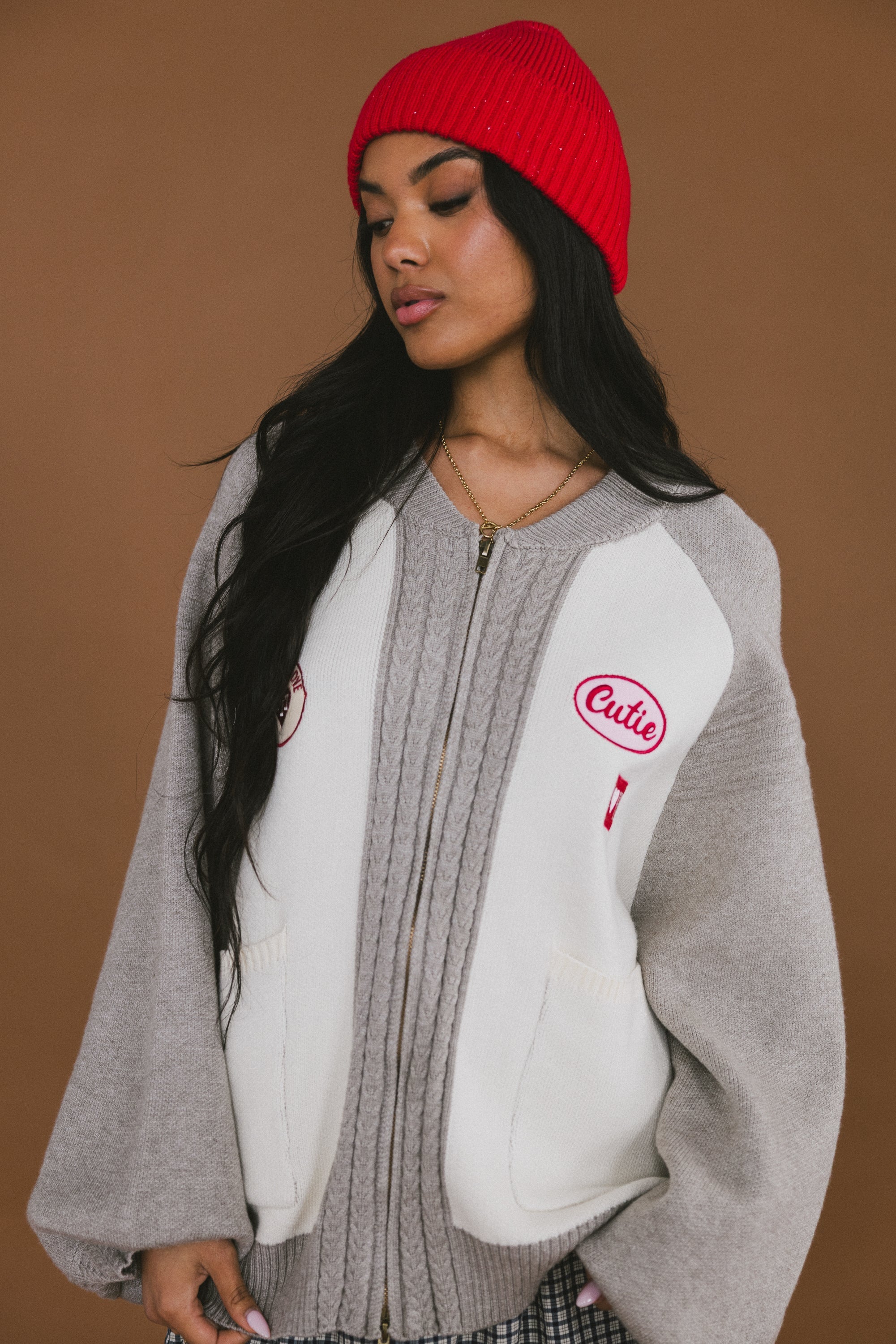 Paula Oversized Jacket in Grey