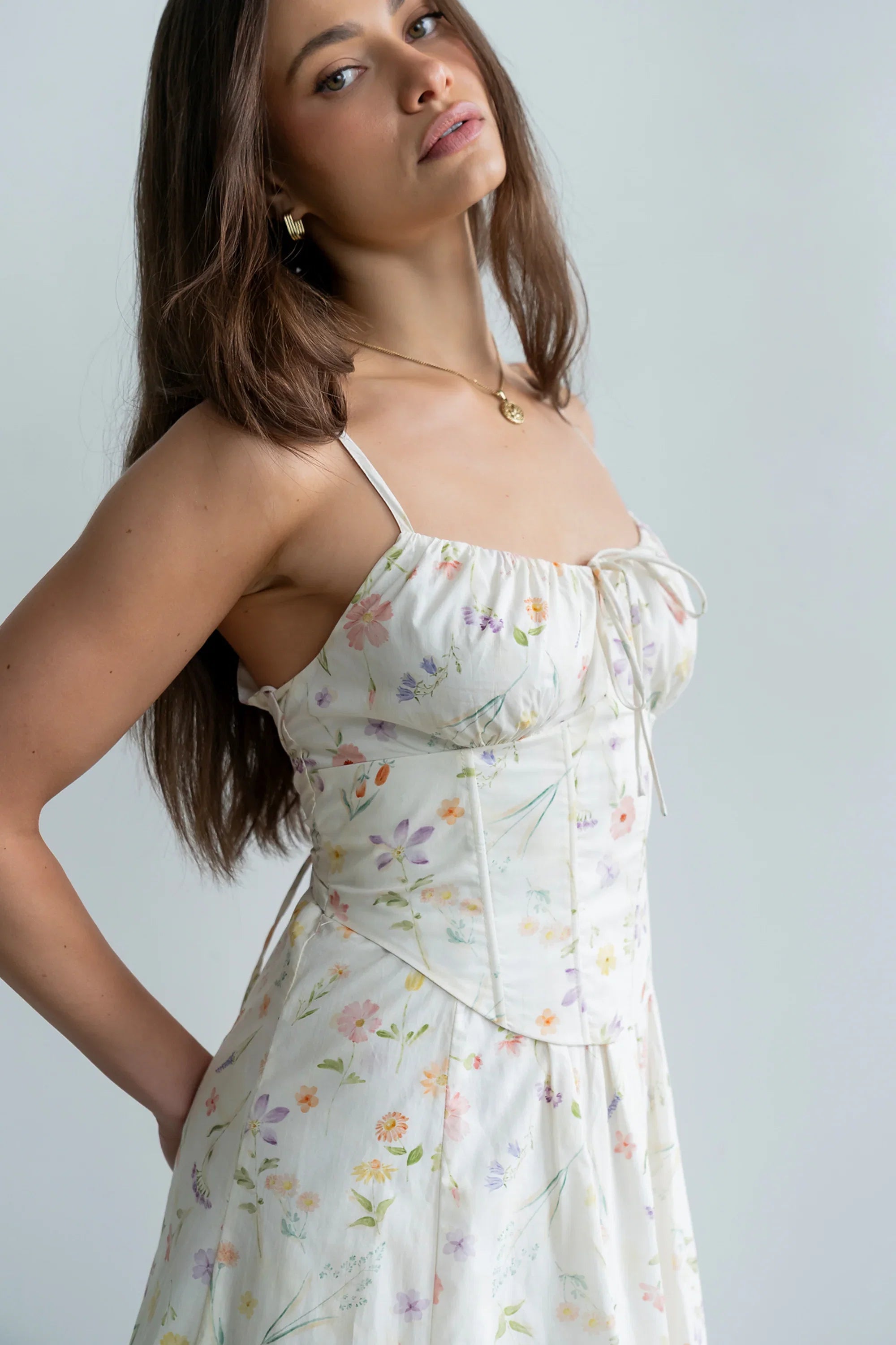 Quiny Floral Midi Dress