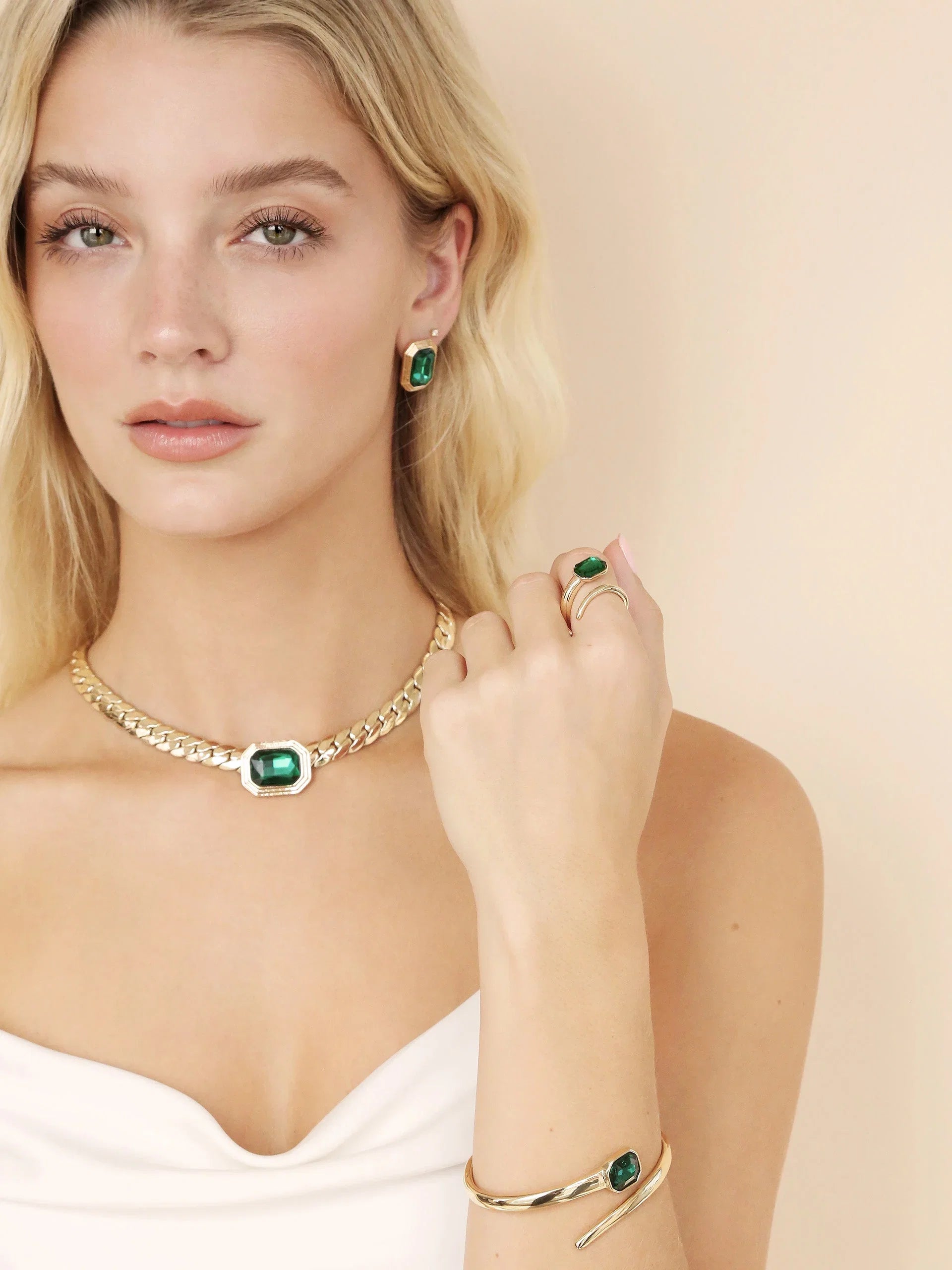 Deco Crystal Necklace