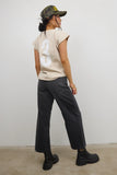 Vinnie Muscle Tee in Beige
