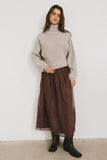 Gracelyn Turtleneck Sweater in Fog FINAL SALE