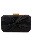 Classic Silk Like Closure Clutch Purse