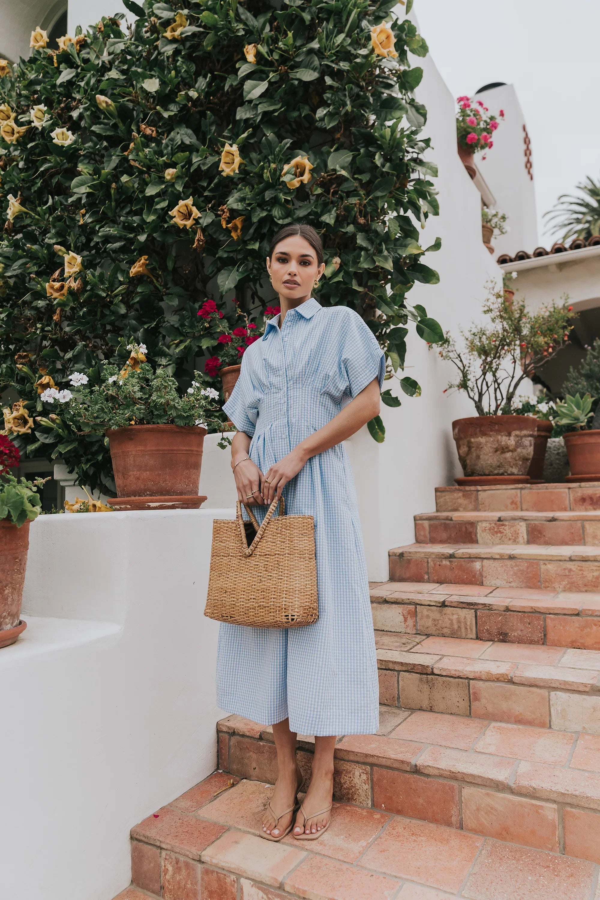 Collins Maxi Dress in Blue