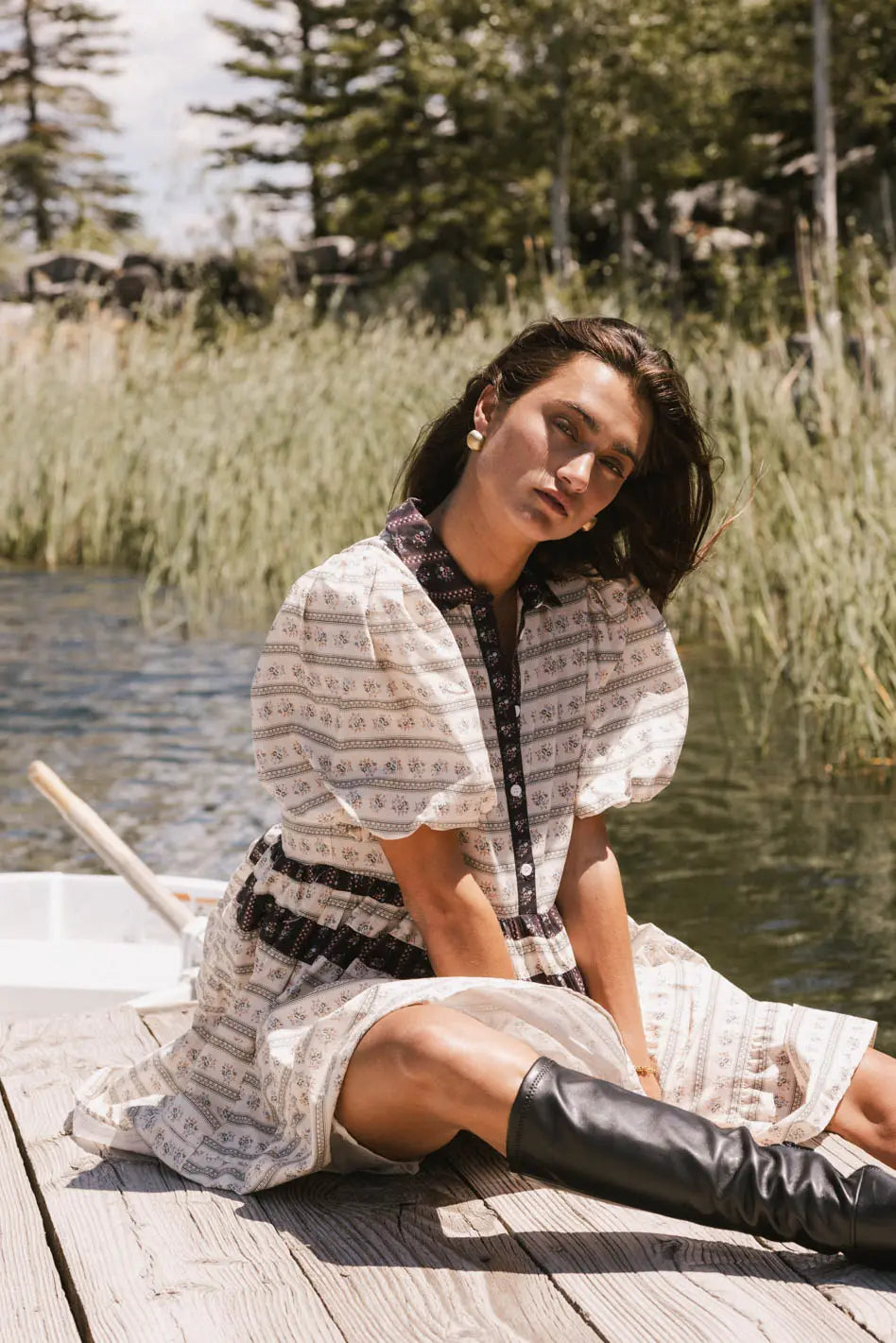Constance Printed Mini Dress FINAL SALE