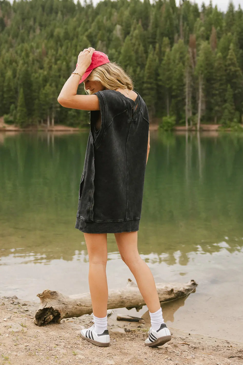 Isla Contrast Ribbed Mini Dress FINAL SALE