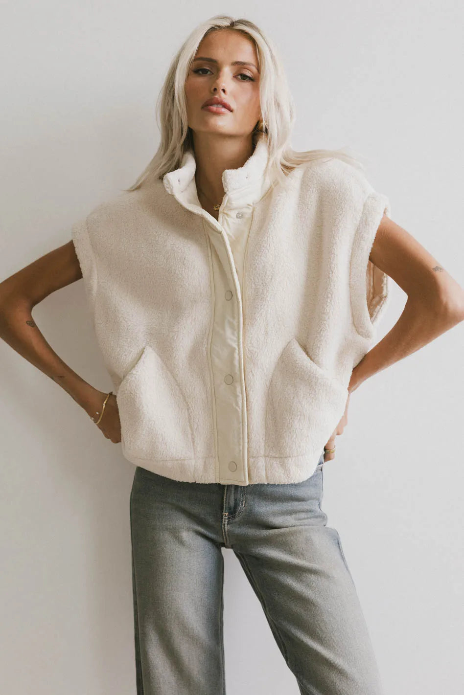 Samirah Sherpa Vest FINAL SALE