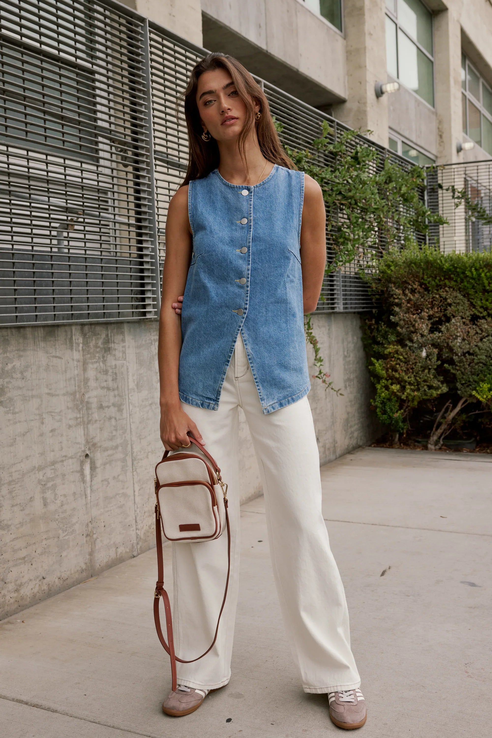 Lyra Denim Vest FINAL SALE