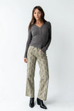 Mckayla Textured Top in Charcoal