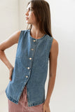 Lyra Denim Vest FINAL SALE