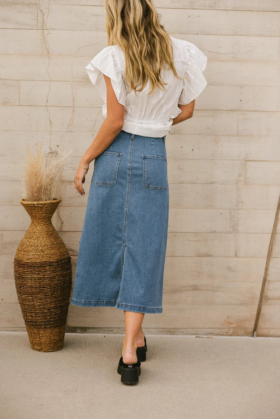 Marina Denim Skirt FINAL SALE