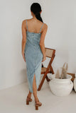 Maxine Denim Midi Dress FINAL SALE