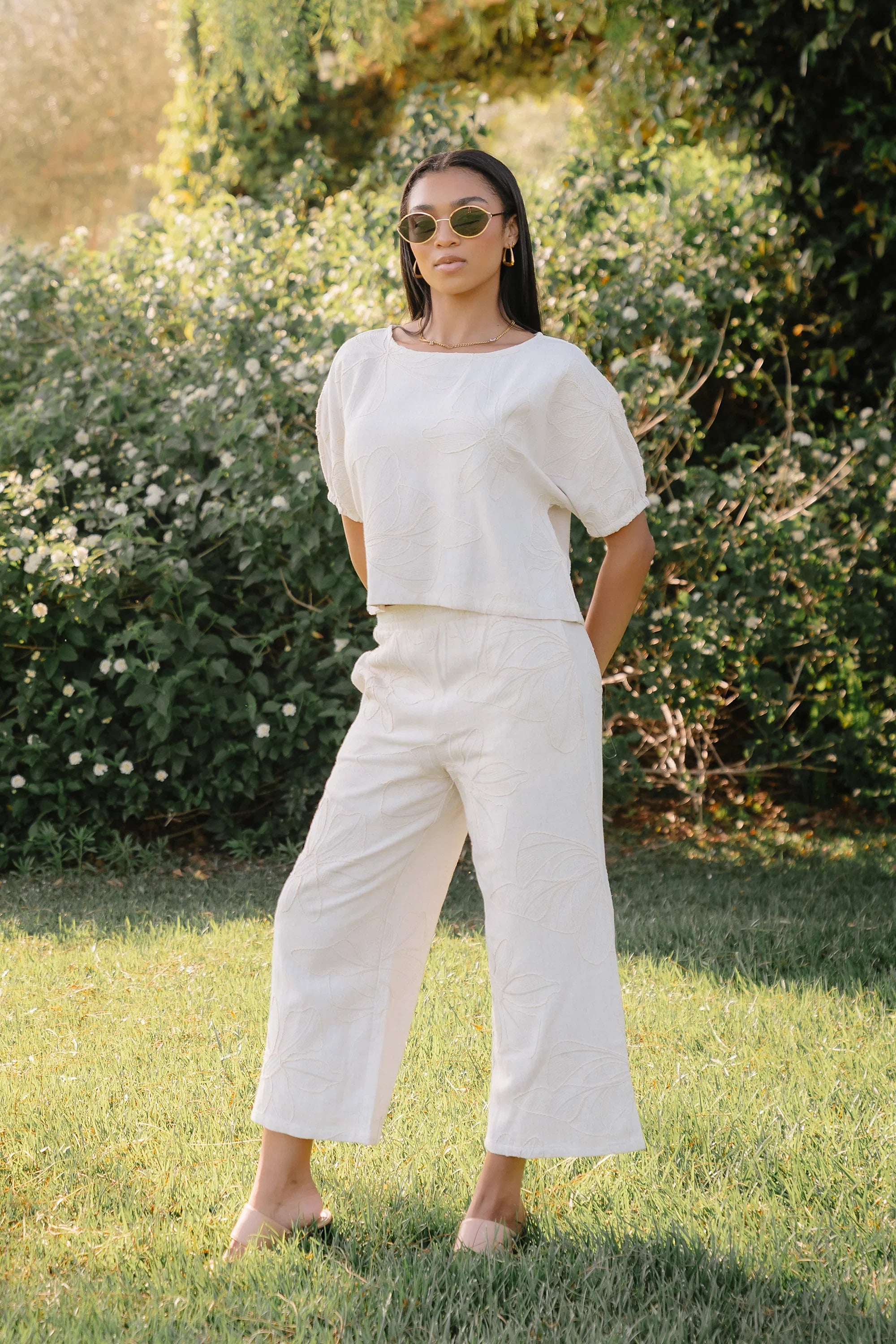 Kortney Floral Wide Leg Pants