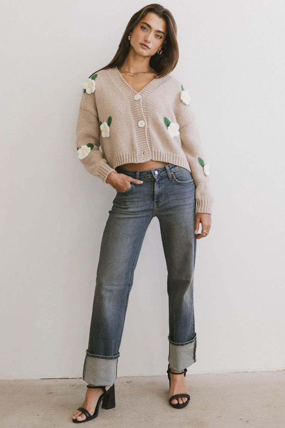 Annai Floral Cardigan FINAL SALE