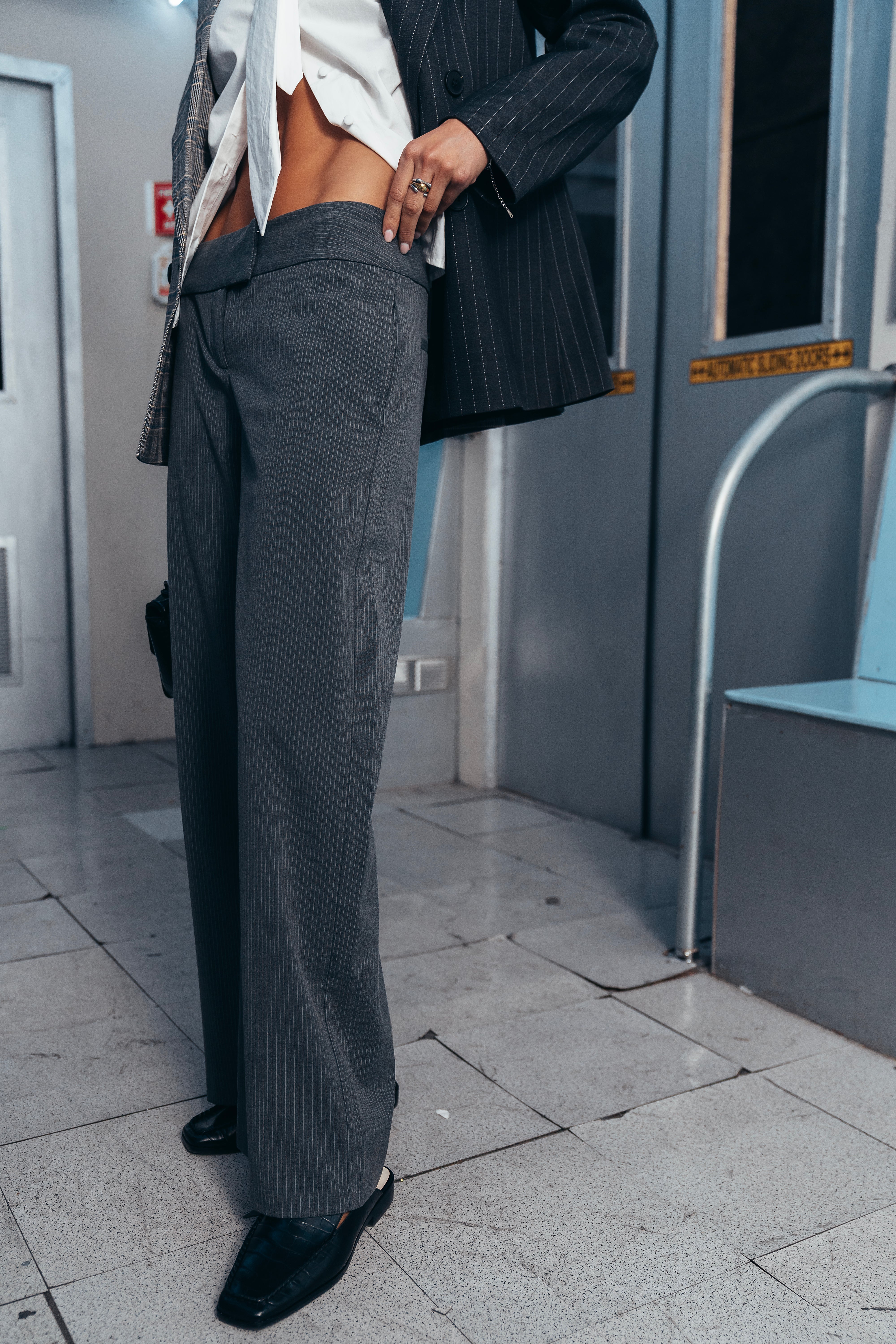 Gianna Pinstripe Trouser