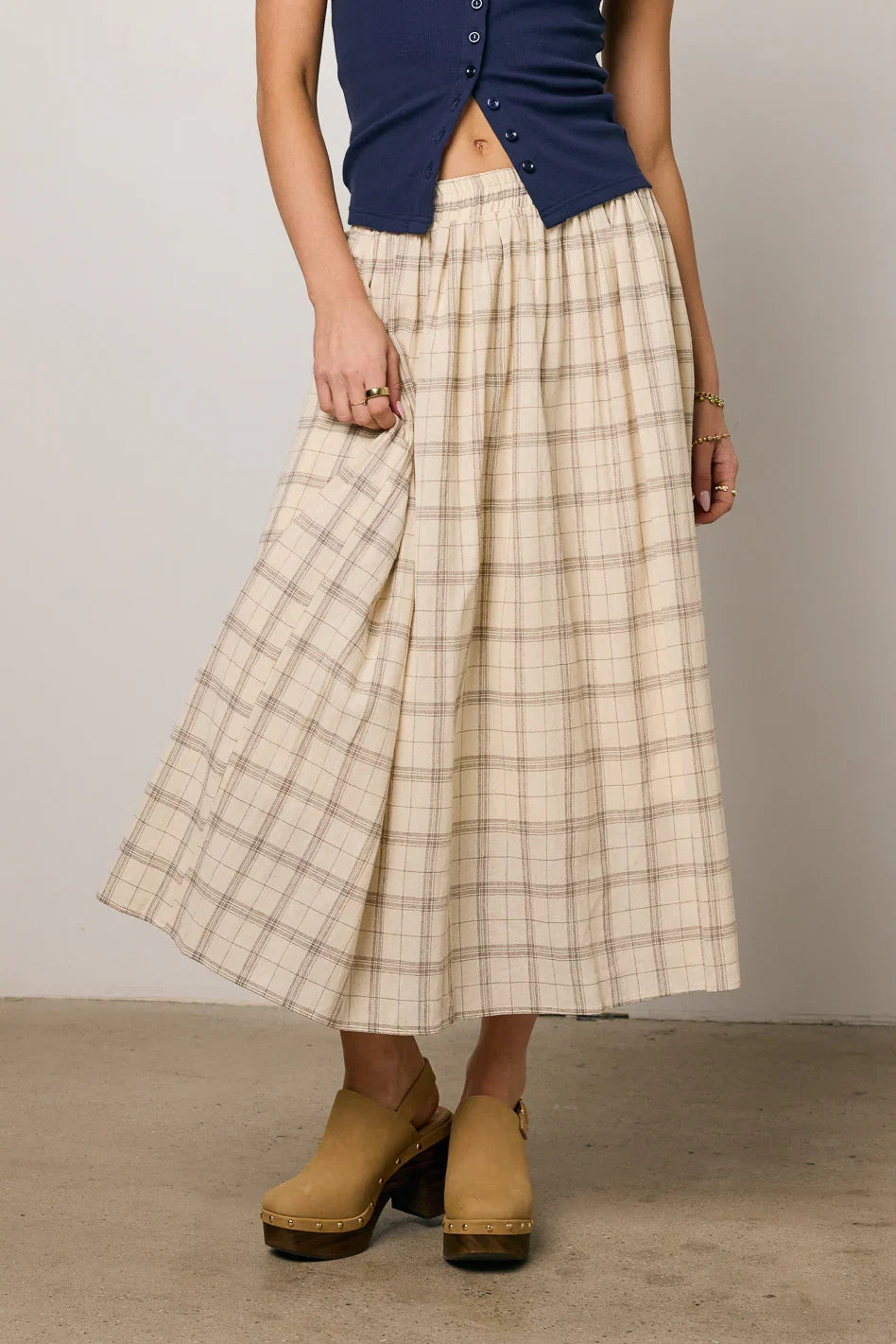 Sharon Plaid Maxi Skirt FINAL SALE