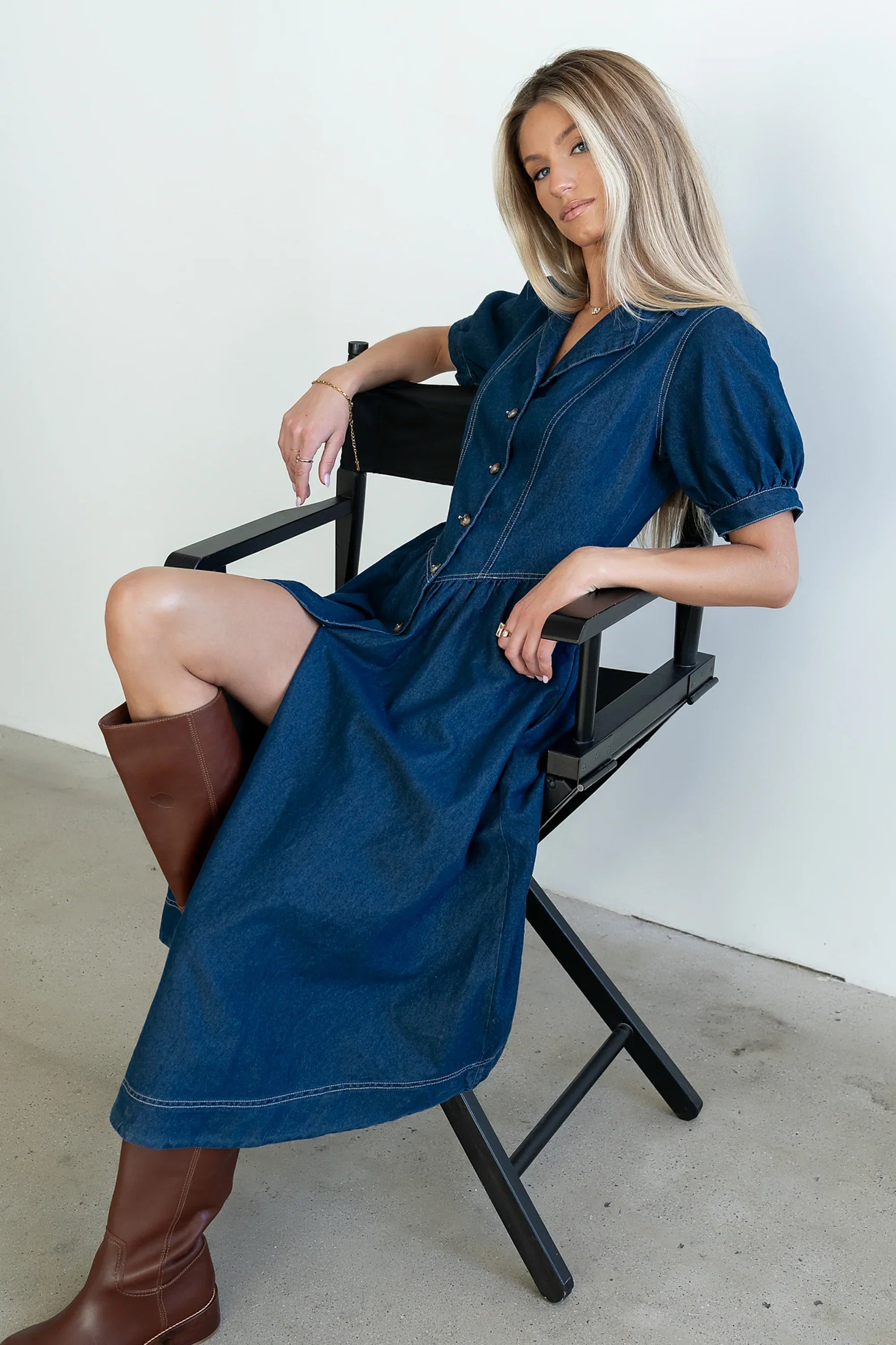 Ivan Denim Midi Dress FINAL SALE