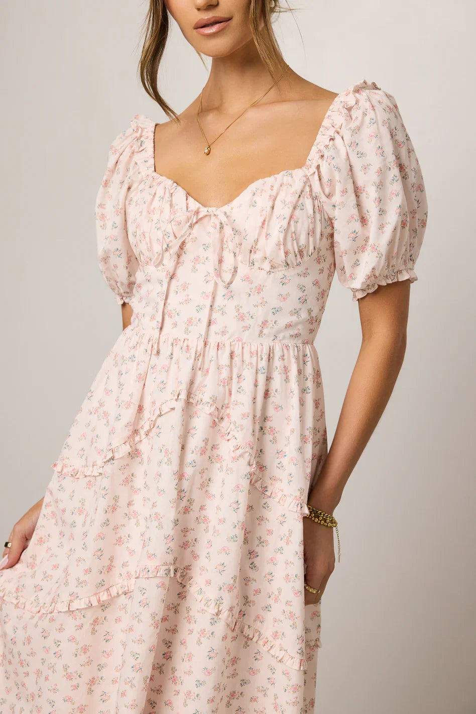 Jamie Floral Midi Dress FINAL SALE