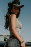 Martin Grommet Top in Grey
