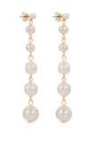 Graduating Freshwater Pearl Earrings