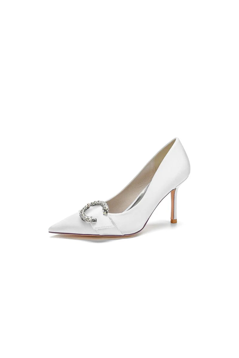 Crystal Cocktail Pointed Toe High Heels