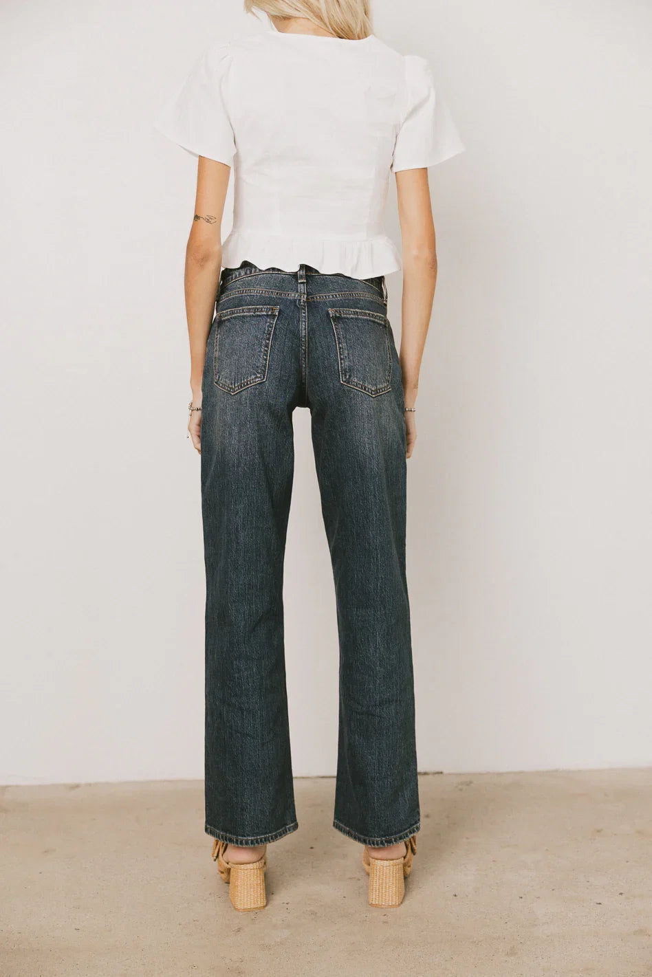 Marshall Straight Leg Vintage Jeans in Dark Wash FINAL SALE