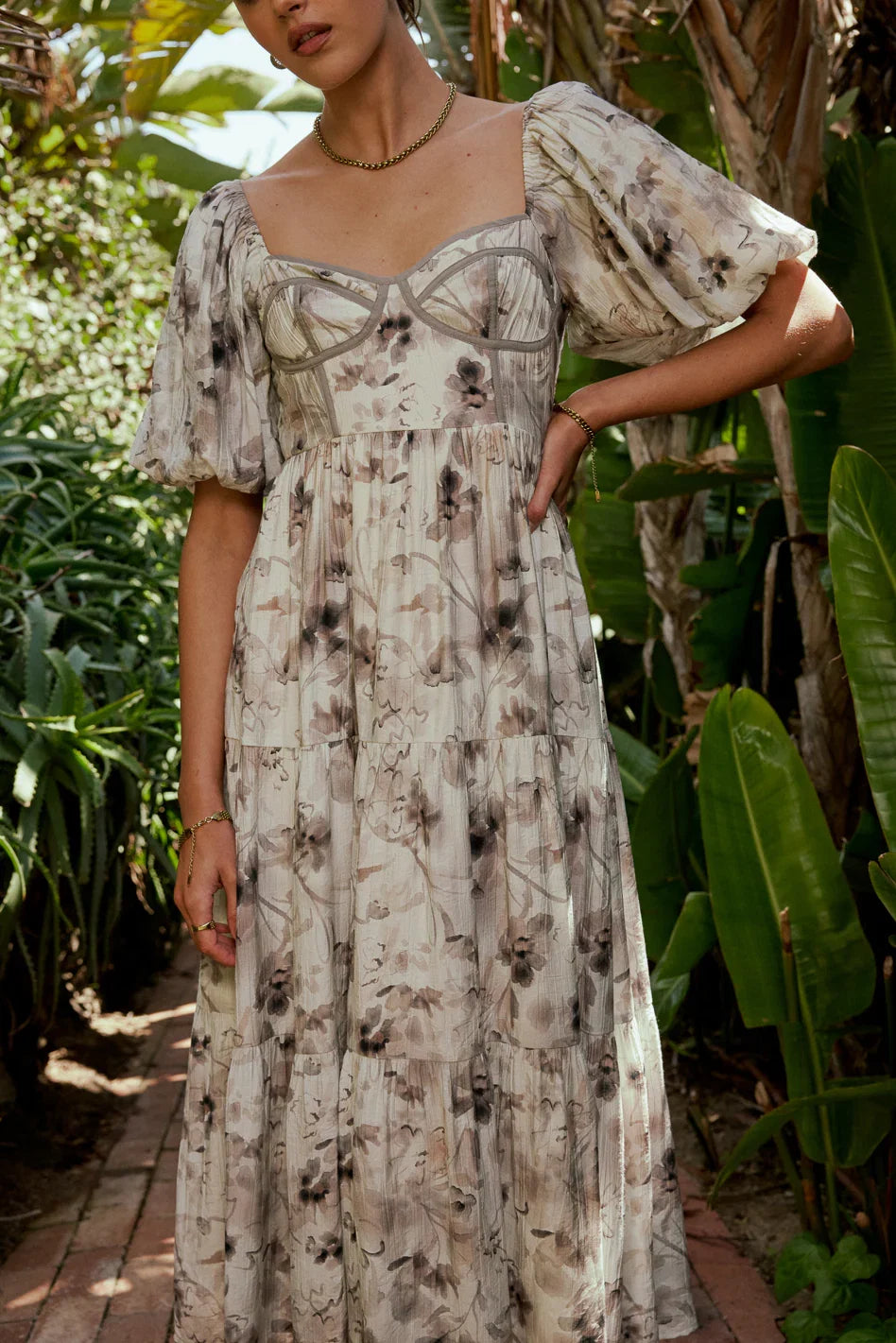 Gaudria Floral Maxi Dress FINAL SALE