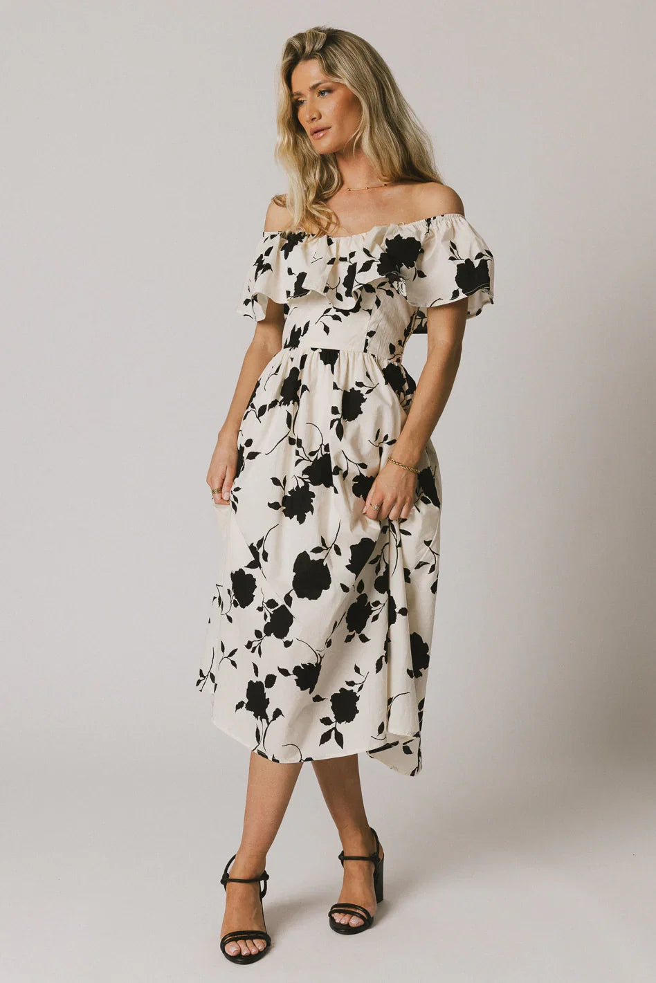 Chaney Floral Midi Dress FINAL SALE
