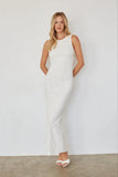 Liana Textured Bodycon Maxi Dress