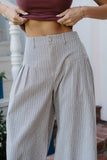 Karol Striped Wide Leg Pants