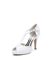 Peep Toe High Heel Shoes Ankle Strap
