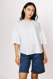 Veda Top in White FINAL SALE