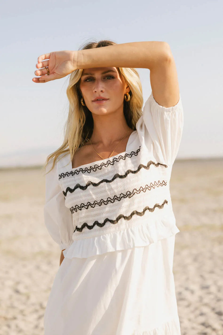 Sinead Smocked Back Midi Dress FINAL SALE