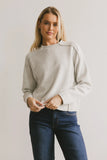 Leander Knit Sweater in Grey FINAL SALE