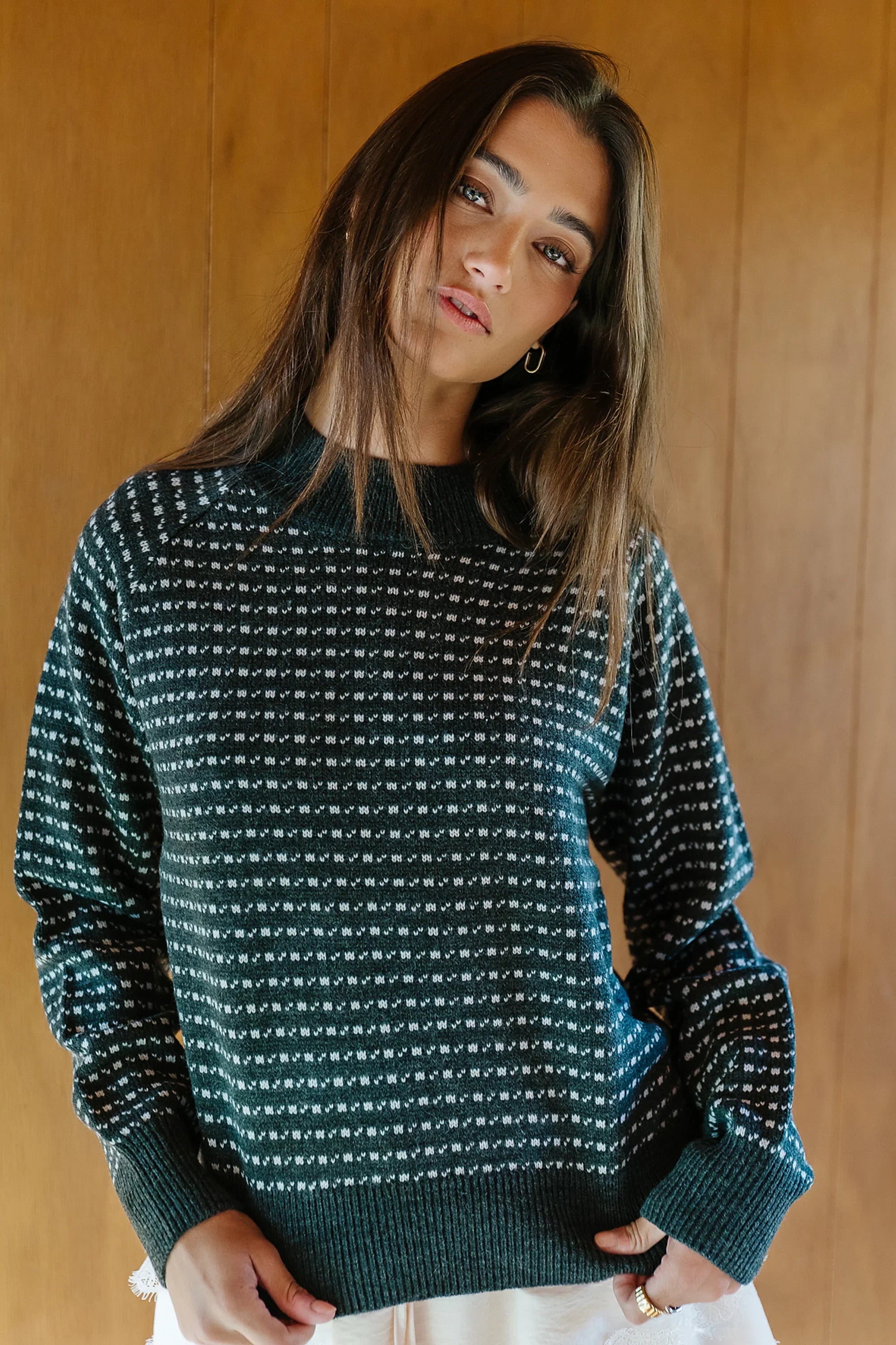 Ziggy Knit Sweater in Charcoal FINAL SALE