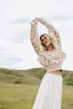 No Worries Crochet Top in Cream