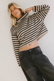 Miya Striped Turtleneck Sweater FINAL SALE