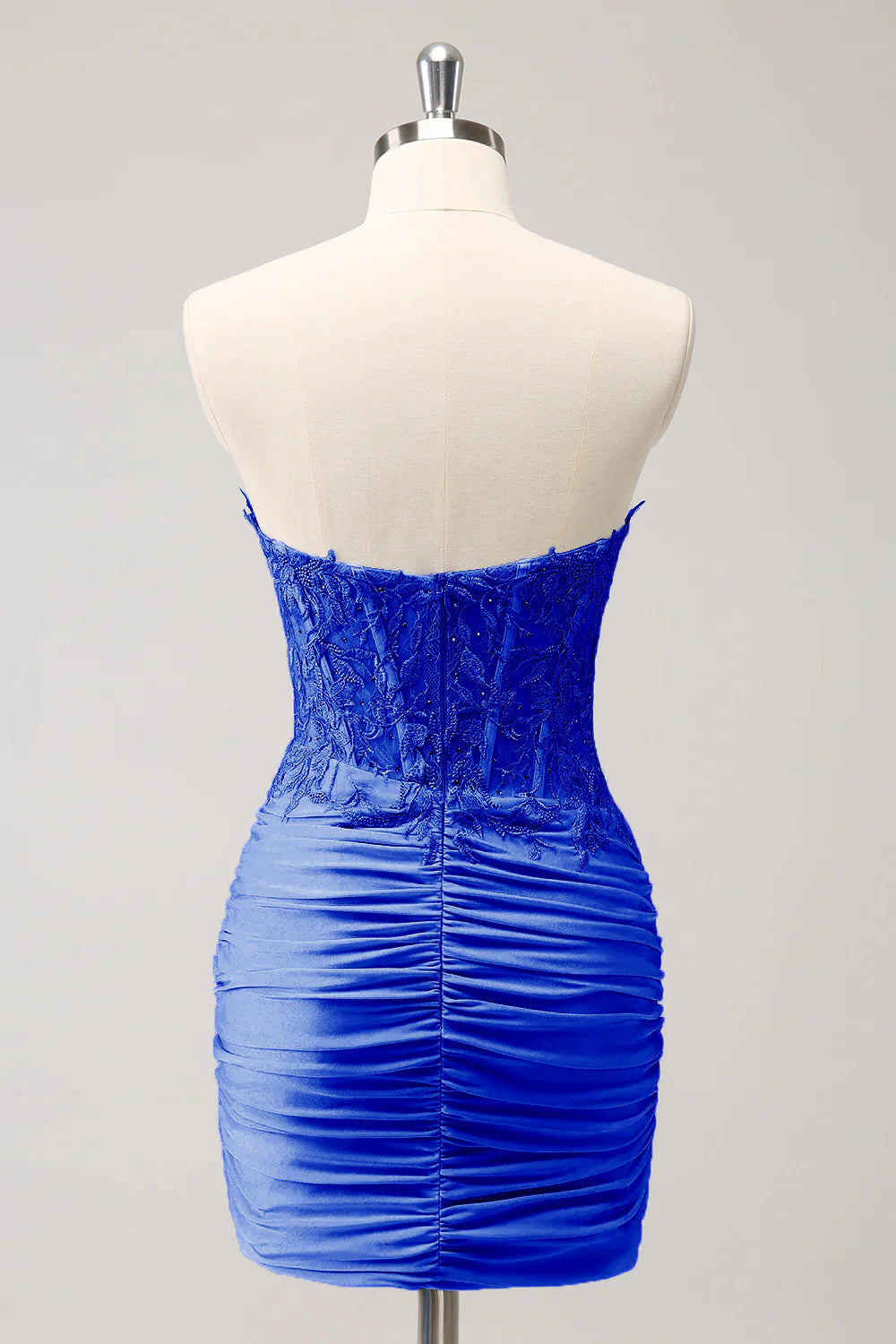 Glitter Fuchsia Tight Sweetheart Corset Short Pleated Homecoming Dress with Beading