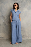 Sammie Striped Button Up