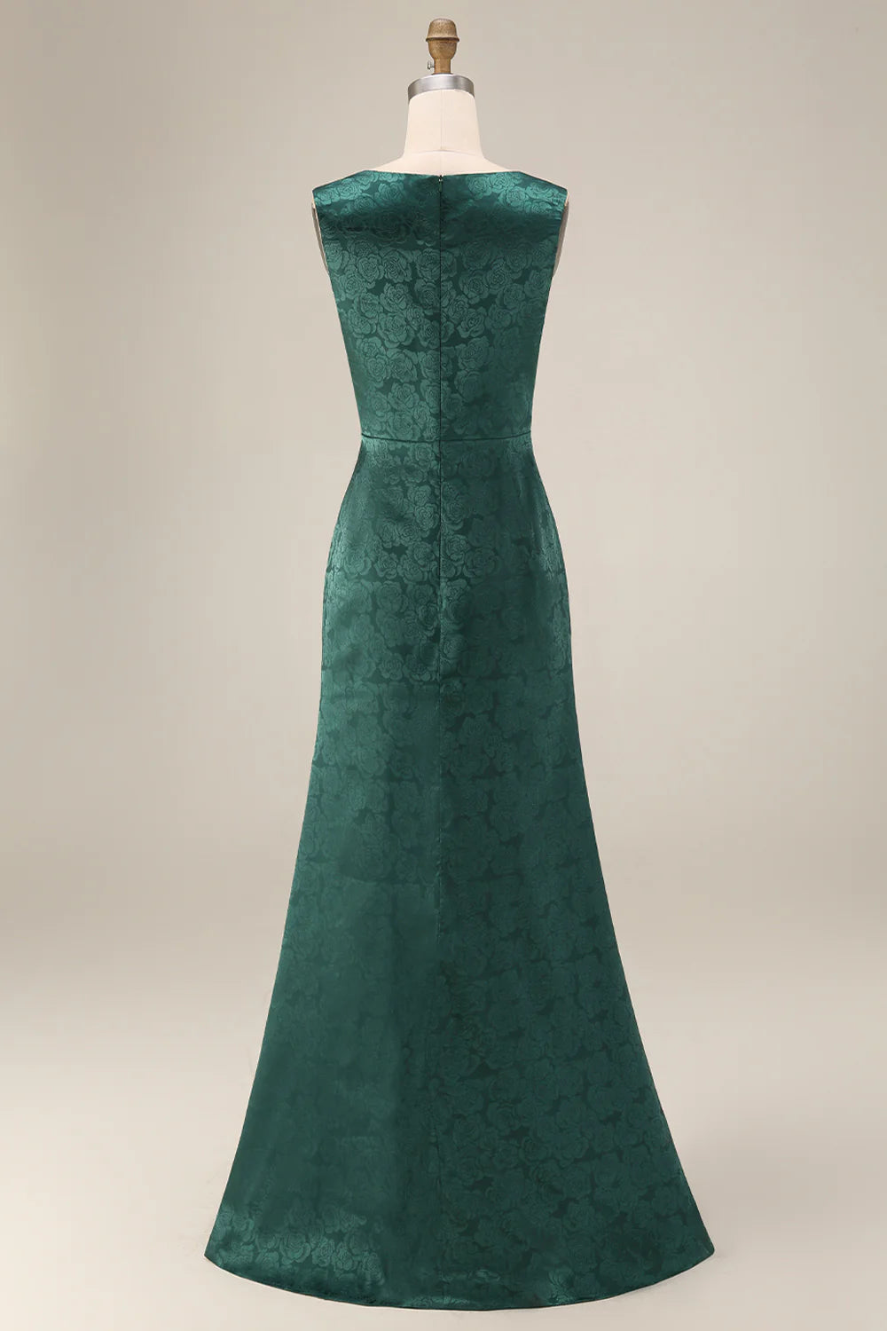 Blush Jacquard Mermaid Mother of the Bride Dress