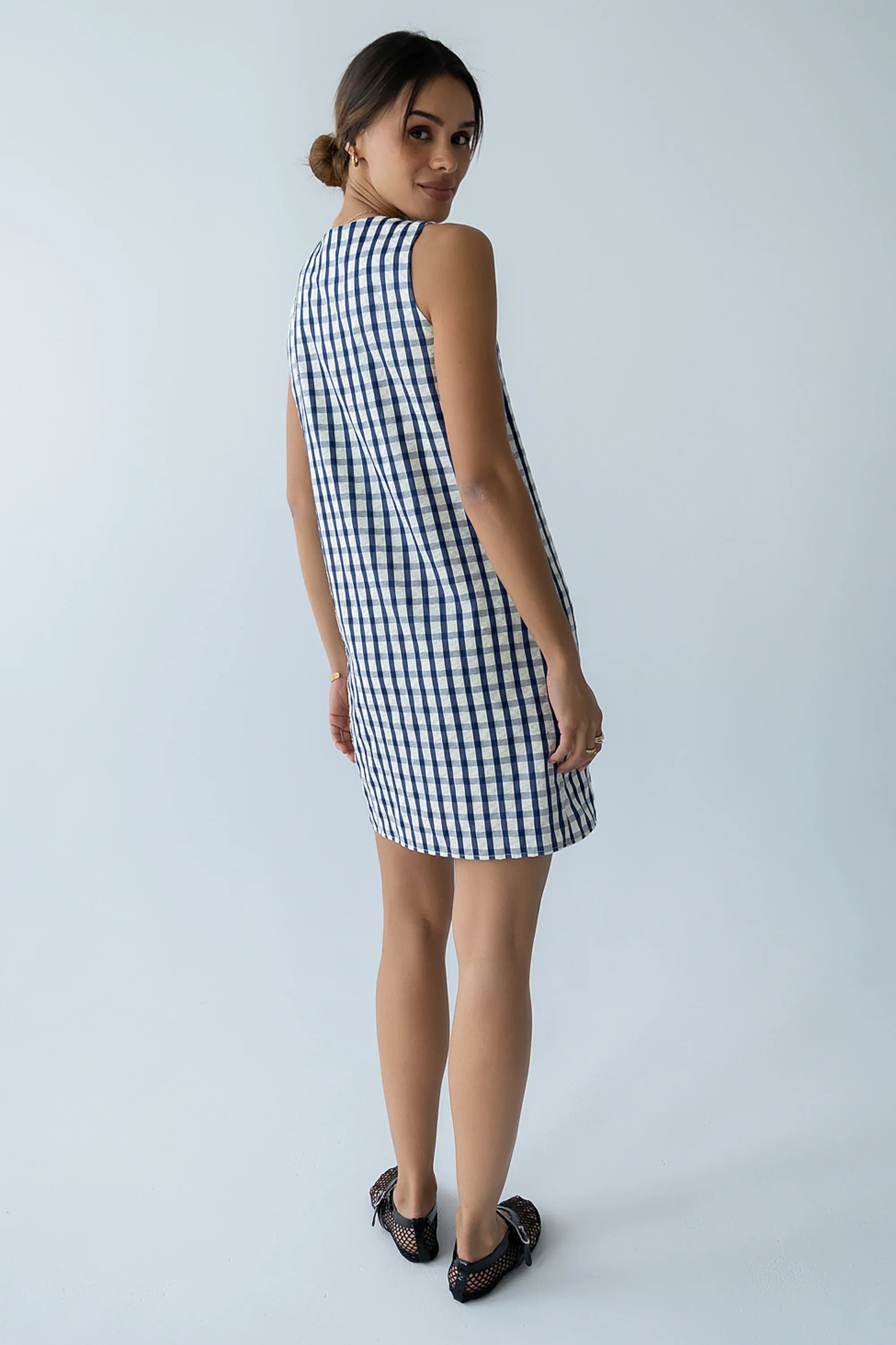 Sue Gingham Mini Dress