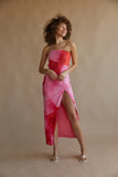 Aurora One Shoulder Mesh Maxi Dress