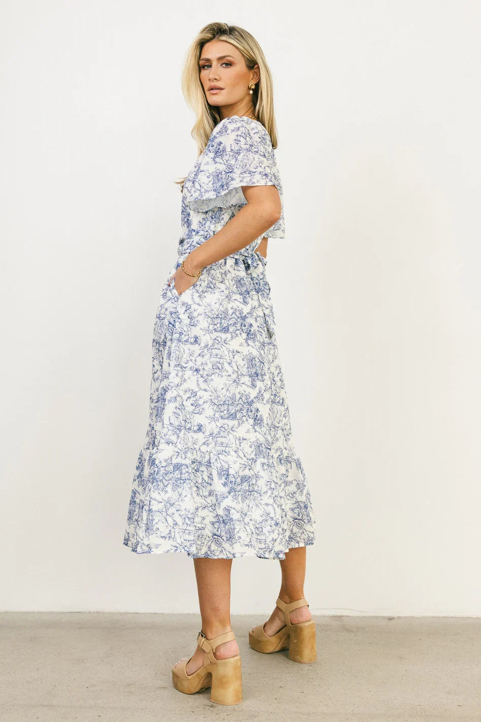 Theresa Floral Midi Dress FINAL SALE