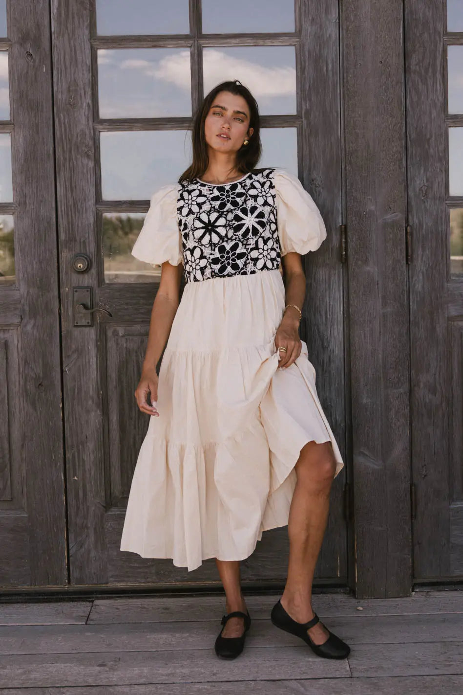 Joyce Crochet Bodice Dress FINAL SALE