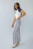Skyla Contrast Star Top in Ivory